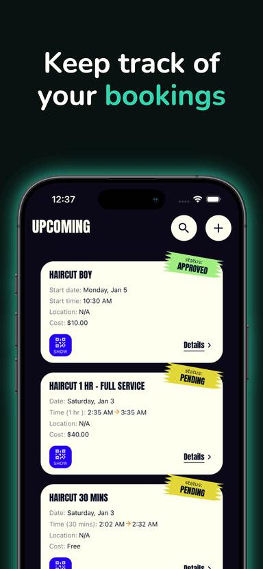 Shortwaits business app
